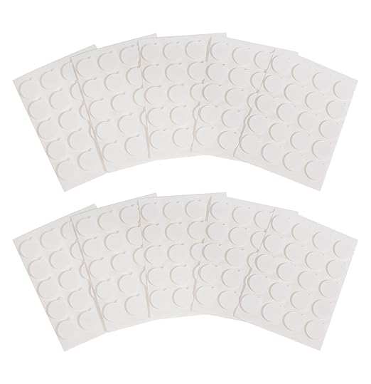 Aroparc 200pcs Double-Sided Candle Wick Stickers, Premium Heat-Resistant Candle Stickers with The Little Tail, Hot Wax Pouring Securing for Candle Making