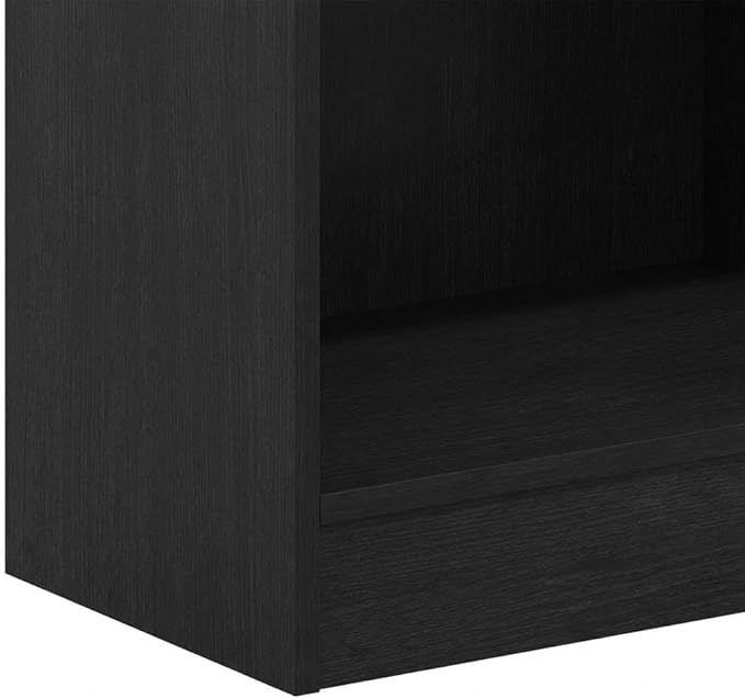 Furnifact Blackwood 4-Tier Open Shelf Bookcase, Sturdy Wood Construction, Modern Design, Suitable for Living Room, Office, and Library Storage