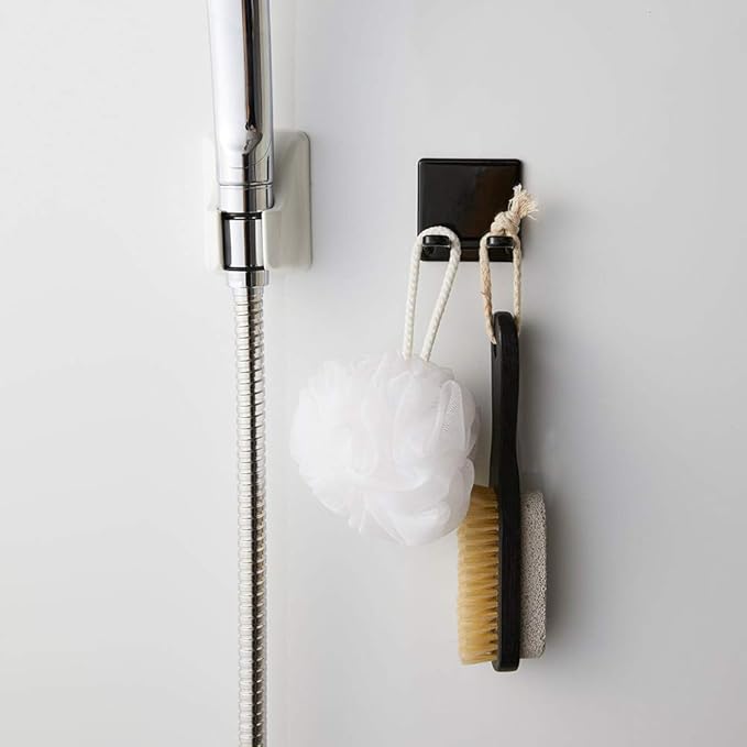Yamazaki 4707 Magnetic Bathroom Shaver Holder, Black, Approx. 2.0 x 1.6 x 2.0 inches (5 x 4 x 5 cm), Tower