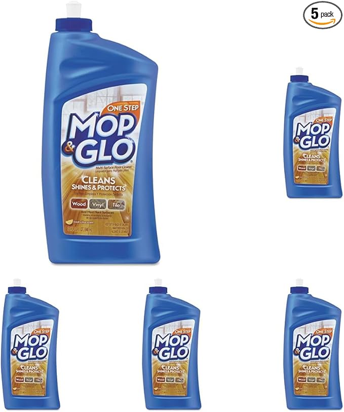 Mop & Glo Multi-Surface Floor Cleaner, 32 oz (Pack of 5)