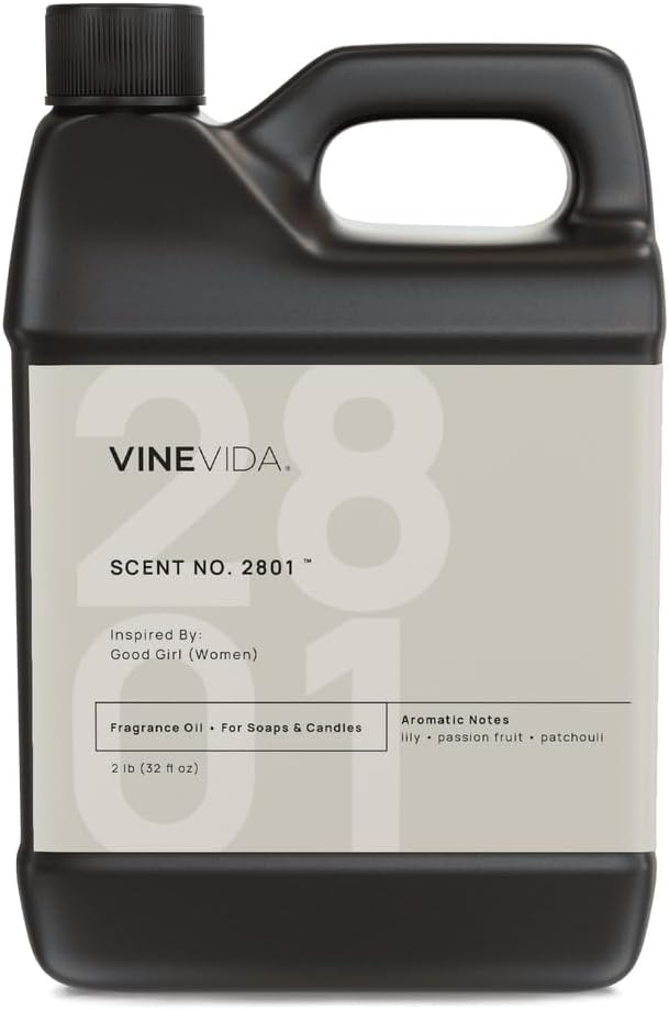 VINEVIDA [32oz] Good Girl (Women) Fragrance Oil for Candle Making - Natural Candle Oil Scents - Soap Making Essential Oil - Made in USA