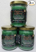 Smoke Odor Exterminator 13oz Jar Candles (Evergreen & Berries, 3)