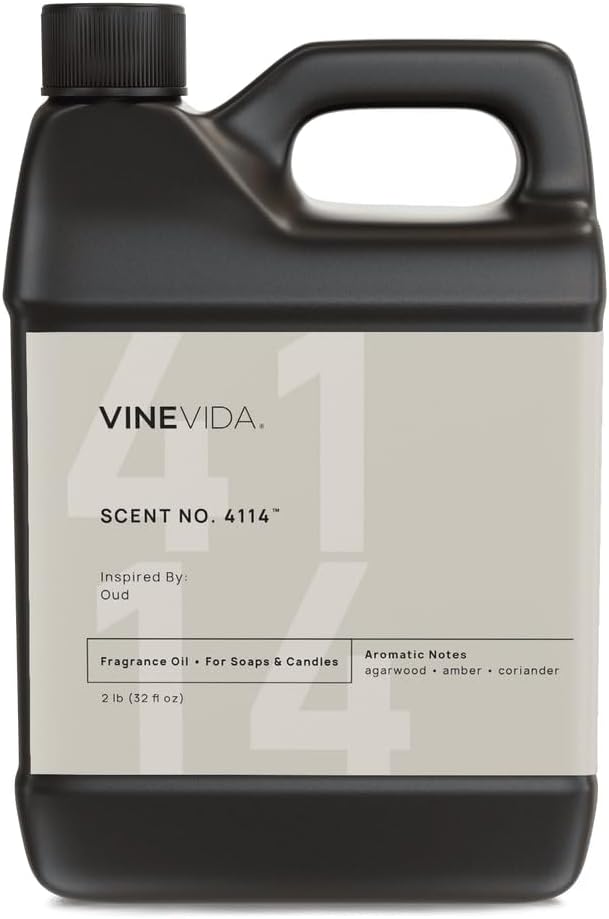 VINEVIDA [32oz] Oud Fragrance Oil for Candle Making - Natural Candle Oil Scents - Soap Making Essential Oil - Made in USA
