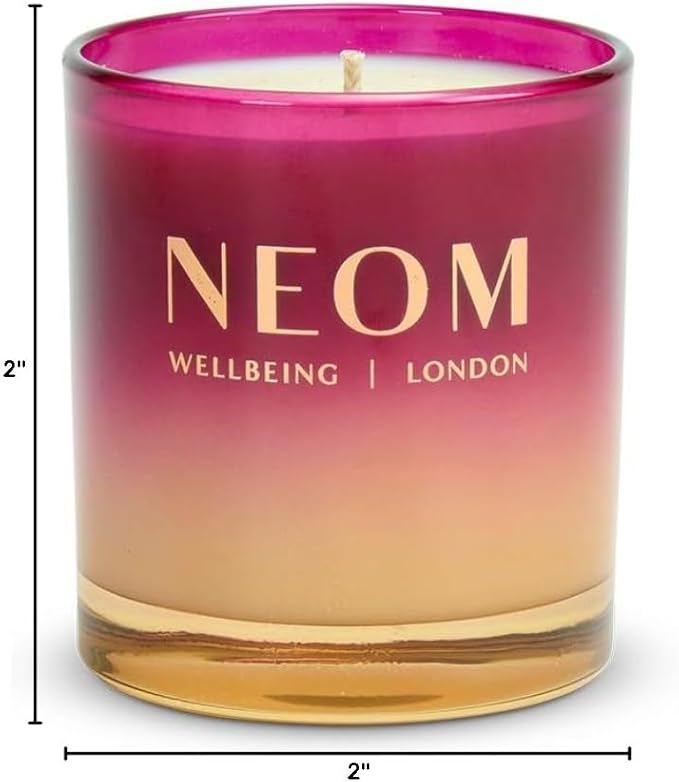 NEOM Christmas Wish Candle, 1 Wick | Mandarin, Cinnamon & Tonka Bean I Made with 100% Naturally derived Wax I Designed to Help You Relax and Unwind I Expertly Blended I Hand Finished