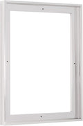 Pixy Canvas 9x12 inch Floater Frame for Canvas Paintings, Wood Panels, Canvas Panels & Stretched Canvas Boards. Floating Frame fits 5/8", 3/4" & max 7/8" Deep Artwork (Chrome, 9 x 12 inch)