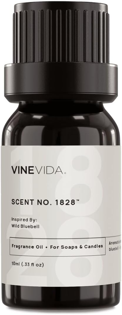 VINEVIDA [10mL] Wild Bluebell Fragrance Oil for Candle Making - Natural Candle Oil Scents - Soap Making Essential Oil - Made in USA