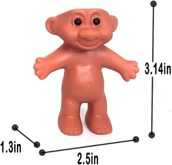2 Pack Cute Troll Dolls Lighter Case Pouches Cover Holder Silicone Funny Mini Dolls Lighter Sleeve for 3.2in Regular Lighter (Lighter not Included)