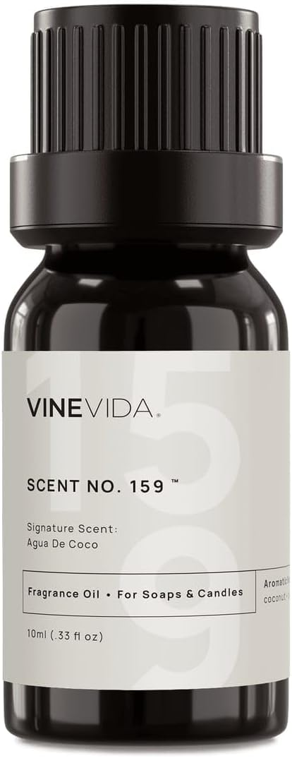 VINEVIDA [10 ml] Agua De Coco; Fragrance Oil for Candle Making and Soap Making - Premium Candle Scents for Soy Candles