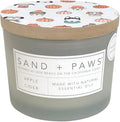 Sand + Paws Scented Candle - Apple Cider - Additional Scents and Sizes –Luxurious Air Freshening Jar Candles Neutralize pet Odors and Enhance Home décor – 100% Cotton Lead-Free Wicks - 12 oz