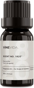VINEVIDA [10mL] Oud & Bergamot Fragrance Oil for Candle Making - Natural Candle Oil Scents - Soap Making Essential Oil - Made in USA
