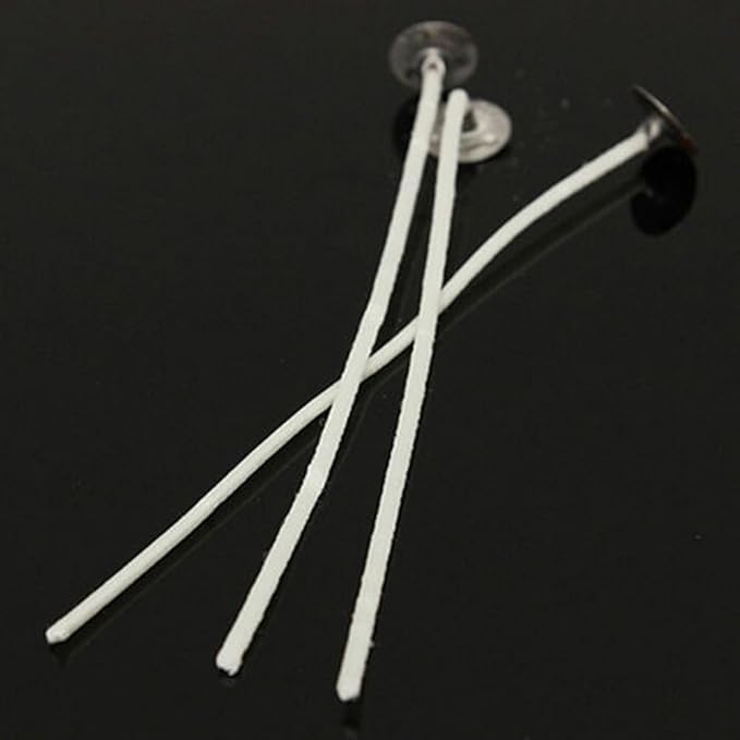 30Pcs 4 Inch Candle Wicks Cotton Core Waxed with Candle Making DIY Durability and Fashion