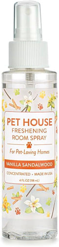 One Fur All Pet Air Freshener 4 OZ Concentrated Room Spray for Pet Odor, Vanilla Sandalwood, Pack of 1