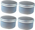 IWOWHERO 4pcs DIY Scented Candle Kit Tin Boxes for Homemade Candle Making Wedding Favor Boxes Candy Storage Craft Supplies