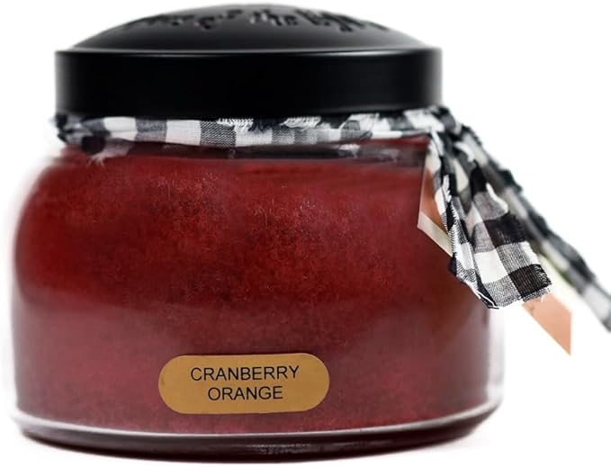 A Cheerful Giver - Scented Candles for Home - Long Lasting Aromatherapy Candle with up to 155 Hours of Burn Time - Gift Ready (22oz, Cranberry Orange)