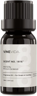 VINEVIDA [10mL] Mimosa & Cardamom Fragrance Oil for Candle Making - Natural Candle Oil Scents - Soap Making Essential Oil - Made in USA