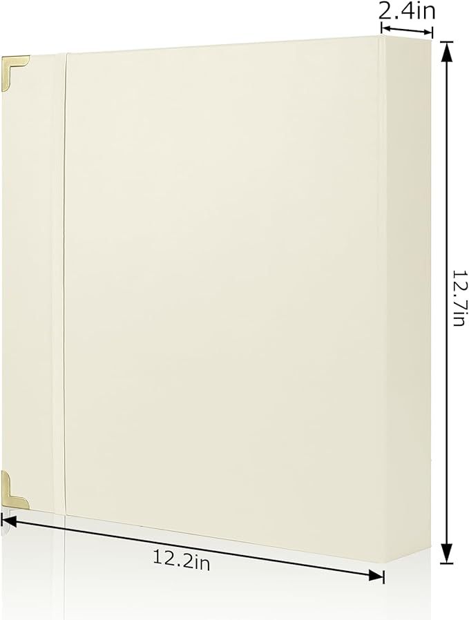 3-Ring Important Document Organizer Life File Manager with Labels Folder Organize Sturdy Hardboard Expanding Pockets for Important Papers, Passports, Letters, Birth Certificates