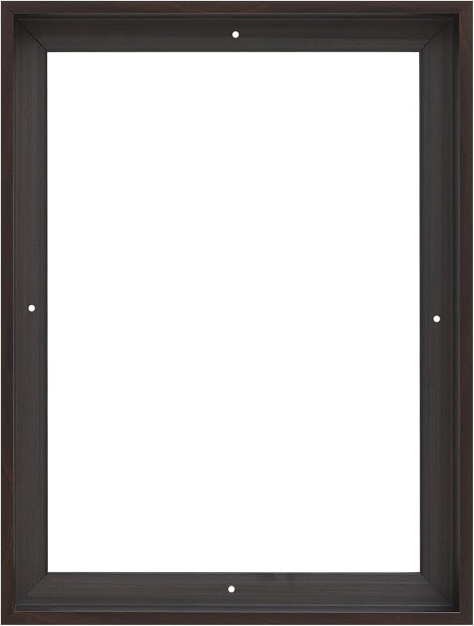Pixy Canvas Floater Frame 8x14 for 1-1/2 (1.5) inch Deep Canvas Paintings/Canvas Prints/Wood Canvas Panels/Wall Art/Wall Decor/Home Decor/Artwork (Dark Walnut, 8 x 14 inch, Portrait)
