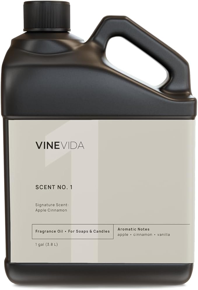 VINEVIDA [128oz] Apple Cinnamon Fragrance Oil for Fall Candle Making - Essential Oils and Scents