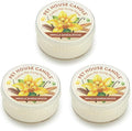 Pet House Mini Candles for Pet Odor Made with Natural Soy Wax, Plant Based, Dog and Cat Friendly Scented Candles, Vanilla Sandalwood Pack of 3