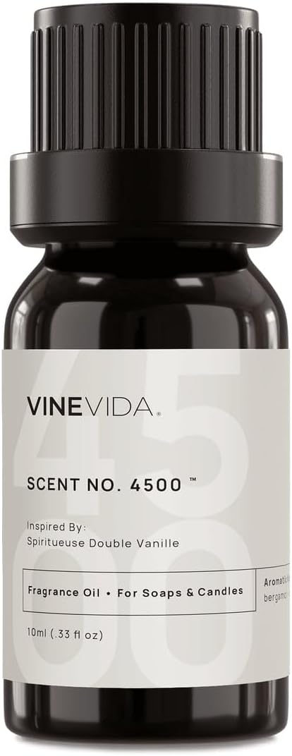 VINEVIDA [10mL] Spiritueuse Double Vanille Fragrance Oil for Candle Making - Natural Candle Oil Scents - Soap Making Essential Oil - Made in USA