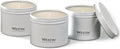 Westin White Tea Candle in a Tin - Hand-Poured, Soy Candle in Tin - Signature White Tea Scent - 4 oz. - Set of 3