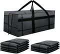 8Pack Extra Large Heavy Duty Moving Bags with Zippers & Reinforced Handles Heavy-Duty Storage Totes – Moving Boxes for Clothes, College Supplies, and Moving – Waterproof & Foldable (Extra Large)