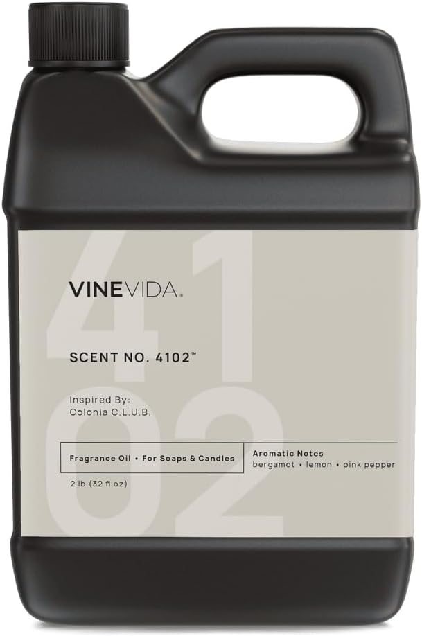 VINEVIDA [32oz] Colonia Club Fragrance Oil for Candle Making - Natural Candle Oil Scents - Soap Making Essential Oil - Made in USA