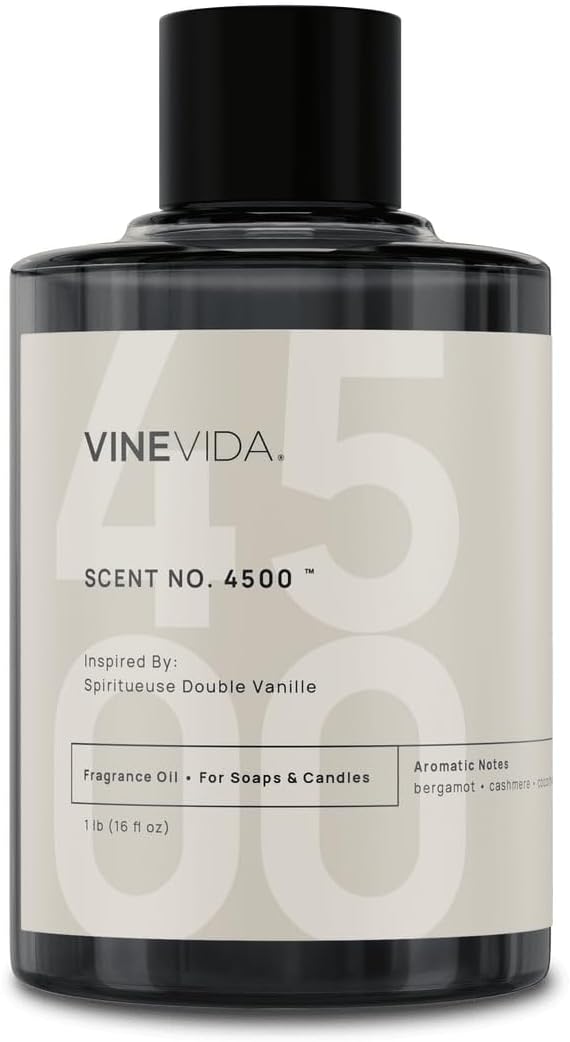 VINEVIDA [16oz] Spiritueuse Double Vanille Fragrance Oil for Candle Making - Natural Candle Oil Scents - Soap Making Essential Oil - Made in USA