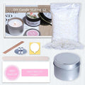 DIY Candle Making Supplies for Adults and Beginners, Including Soybean Wax, Exquisite Stickers, Candle Jars, Wicks, and Homemade Candle jar Sets with Essential Oils.