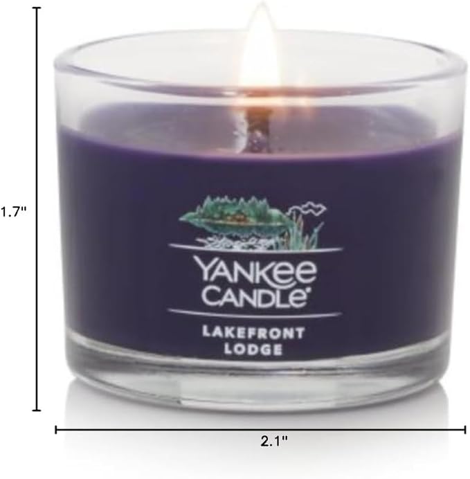 Yankee Candle Minis Jar, Lakefront Lodge, 1.3 OZ (Pack of 4)