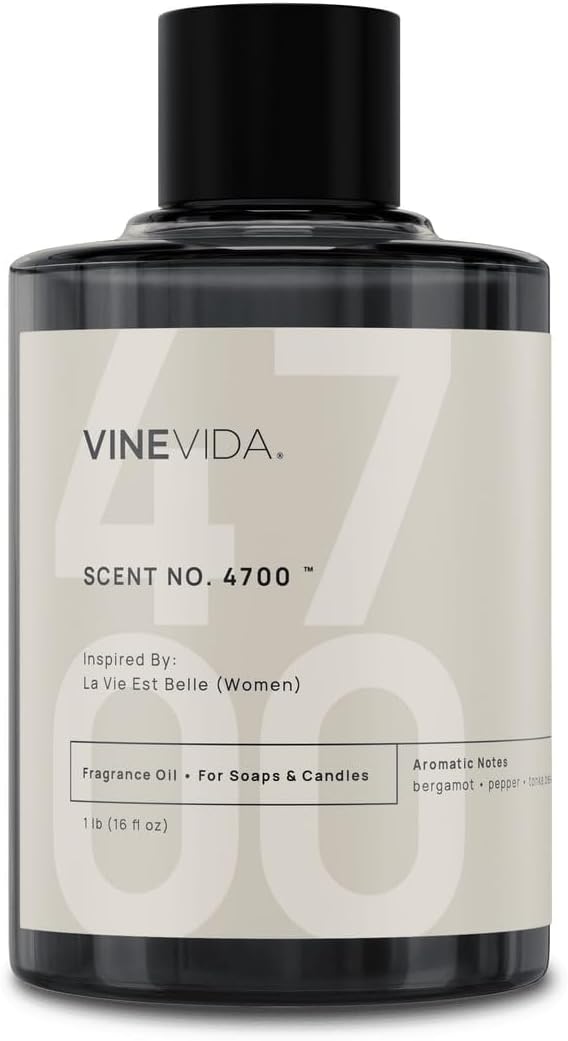 VINEVIDA [16oz] La Vie Est Belle (Women) Fragrance Oil for Candle Making - Natural Candle Oil Scents - Soap Making Essential Oil - Made in USA