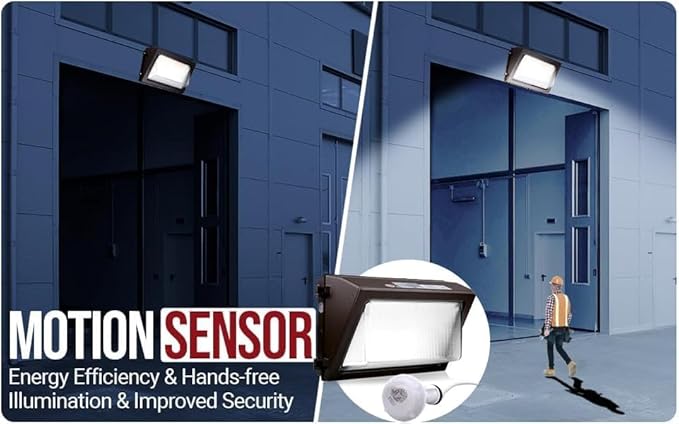 RuggedGrade 200W LED Wall Pack - Durado II Series - 26,000 Lumens - Semi Cut-Off - 5000K Bright White - Outdoor LED Wall Light - Bronze Housing - DLC 5.1 Premium
