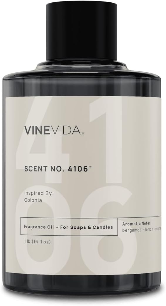 VINEVIDA [16oz] Colonia Fragrance Oil for Candle Making - Natural Candle Oil Scents - Soap Making Essential Oil - Made in USA