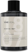 VINEVIDA [16oz] Earl Grey & Cucumber Fragrance Oil for Candle Making - Natural Candle Oil Scents - Soap Making Essential Oil - Made in USA