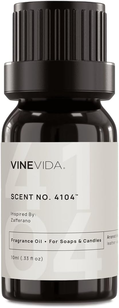 VINEVIDA [10mL] Zafferano Fragrance Oil for Candle Making - Natural Candle Oil Scents - Soap Making Essential Oil - Made in USA
