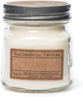 Eco Candle Co. Recycled Candle, Eggnog, 8 oz. - Scents of Classic Eggnog, Nutmeg, & Vanilla - 100% Soy Wax, No Lead, Kraft Paper Label & Lid, Hand Poured, Phthalate Free
