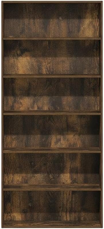 Furnifact Amber Pine Bookcase with Classic Wooden Design, Sturdy Construction, Ample Storage Space for Living Room, Home Office, Stylish and Durable