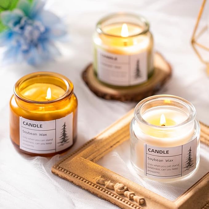 HANWER 240 PCS Double-Sided Candle Wick Stickers, Heat-Resistant Candle Stickers with The Little ‘‘Tail’’, Adhere Steady in Hot Wax Stickers for Candle Making