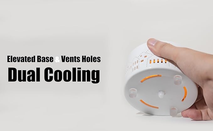 Ceramic Electric Wax Melt Warmer & Cube Oil Melter Cute Small Warmers Aromatherapy for Home Decorative Burner Melts Scented Candle Tart Scent Warm Fragrance