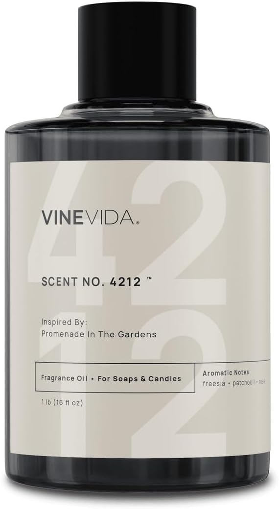 VINEVIDA [16 Oz] Scent NO. 4212 Inspired by Promenade In The Gardens | Premium Fragrance Oil for Candle Making & Soap Making | Candle Scents for Soy Wax | Scented Oils for Car Freshies & Bath Products