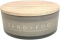 Sand + Fog Scented Candle - Vanilla Sandalwood-Additional Scents and Sizes–100% Cotton Lead-Free Wick - Luxury Air Freshening Jar Candles - Perfect Home Décor for Your Cocktail Table–34oz