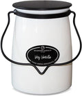 Milkhouse Candle Company Very Vanilla Soy Candle - Buttery | Vanilla | Cream Scented - 22 oz Butter Jar with Lid, 120+ Hour Burn Time, Made in The USA