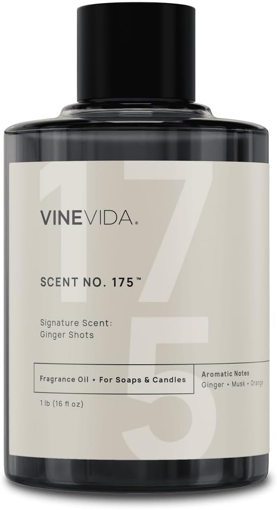 VINEVIDA [16 oz] Ginger Shots; Fragrance Oil for Candle Making and Soap Making - Premium Candle Scents for Soy Candles