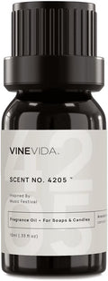 VINEVIDA [10 Ml] Scent NO. 4205 Inspired by Music Festival | Premium Fragrance Oil for Candle Making & Soap Making | Candle Scents for Soy Wax | Scented Oils for Car Freshies & Bath Products