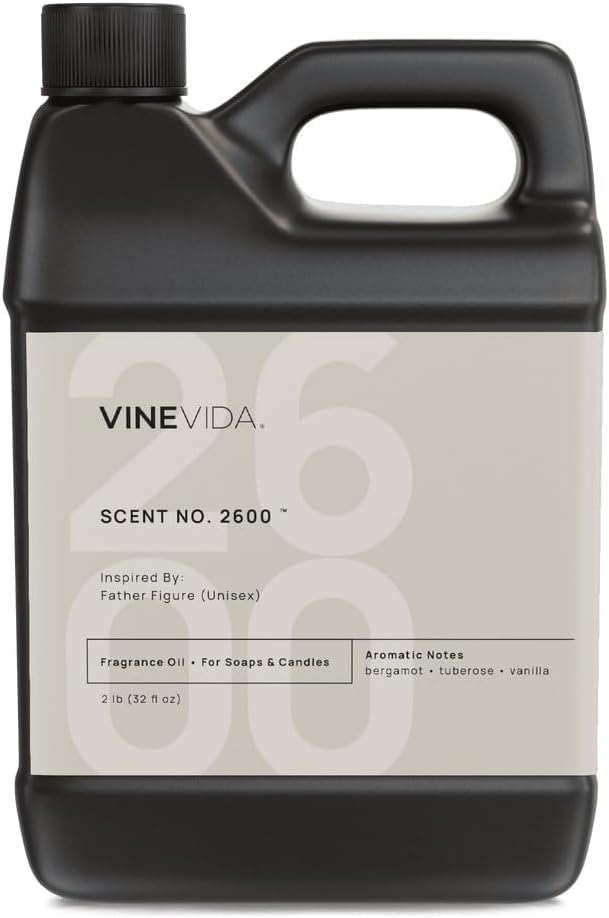 VINEVIDA [32oz] Father Figure (Unisex) Fragrance Oil for Candle Making - Natural Candle Oil Scents - Soap Making Essential Oil - Made in USA