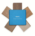 Flooret Engineered Hardwood Plank Flooring Silvan 7" Bestsellers Sample Kit | 5 Pieces of 12" Cut Samples from Real Planks | DIY Click or Glue Installation, Real Wood Wear Layer, and Scratch Resistant