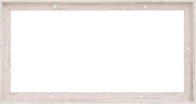 Pixy Canvas Floater Frame 14x20 for 3/4 (0.75) inch Deep Canvas Paintings/Canvas Prints/Wood Canvas Panels/Wall Art/Wall Decor/Home Decor/Artwork (Distressed White, 14 x 20 inch, Landscape)