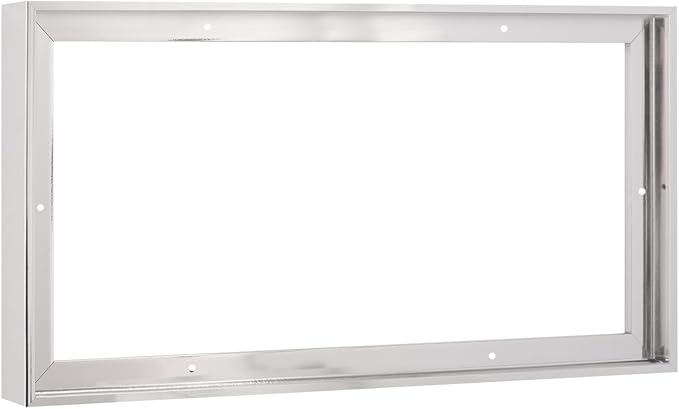 Pixy Canvas Floater Frame 20x40 for 1.5 inch Deep Canvas Paintings/Canvas Prints/Wood Canvas Panels/Wall Art/Wall Decor/Home Decor/Artwork (Chrome, 20 x 40 inch, Landscape)