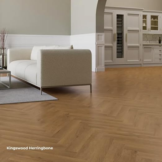 Flooret Luxury Vinyl Plank Flooring Herringbone Bestsellers Sample Kit | 6 Pieces of 12" Cut Samples from Real Planks | DIY Click Installation, 40 Mil Wear Layer, Waterproof and Scratch Resistant LVP