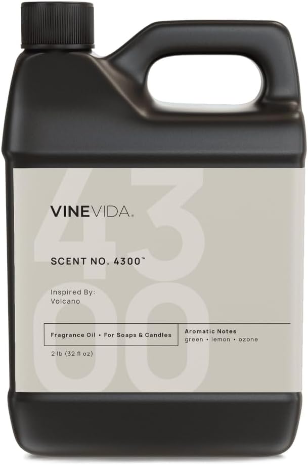 VINEVIDA [32oz] Volcano Fragrance Oil for Candle Making - Natural Candle Oil Scents - Soap Making Essential Oil - Made in USA